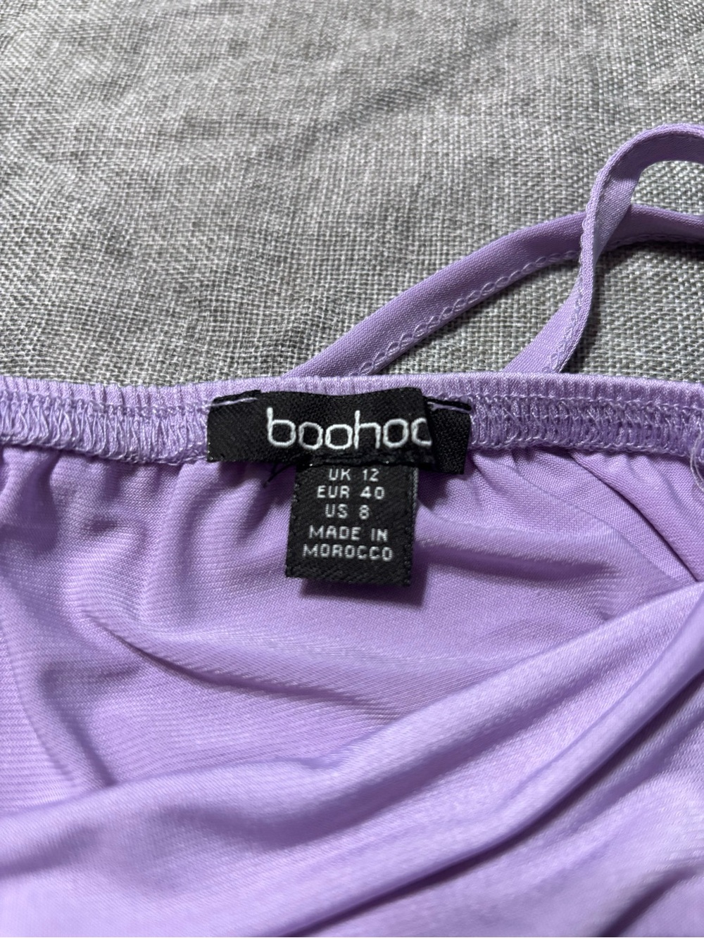 Lilac Ruched Bodycon Dress - Picture 3 of 5